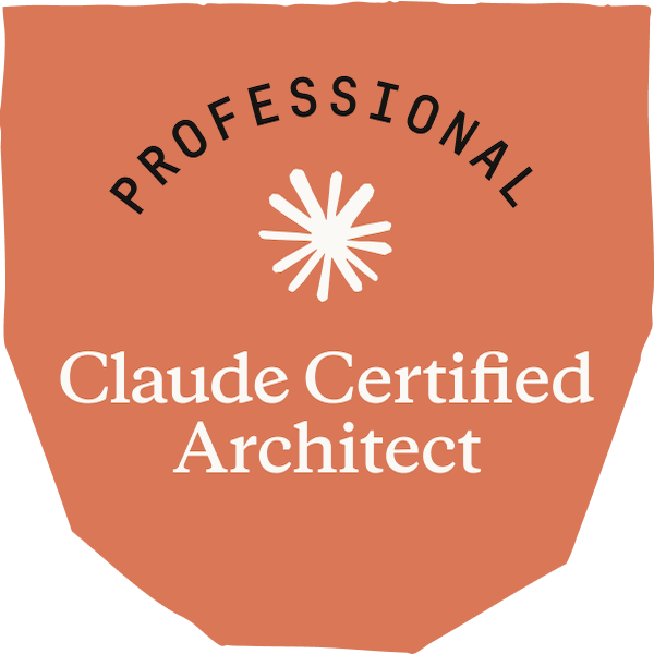 Claude Certified Architect Professional badge