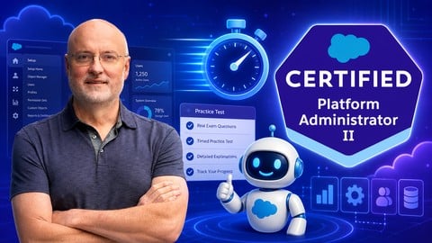 Mike Wheeler's matching Udemy practice-test course artwork