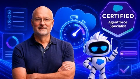 Mike Wheeler's matching Udemy practice-test course artwork